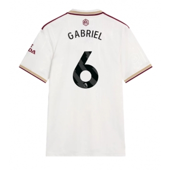 Arsenal Gabriel Magalhaes #6 Maglia Gara Terza Repliche 2025-26 Maniche Corte